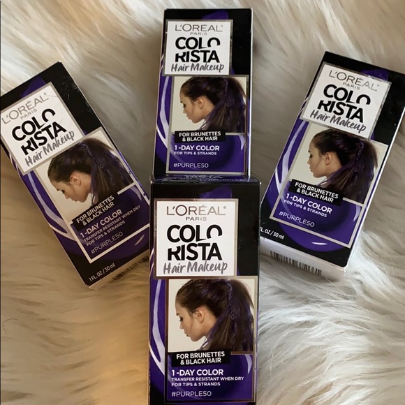 L’Oreal Paris Colorista Hair Makeup Purple50 - Picture 1 of 12
